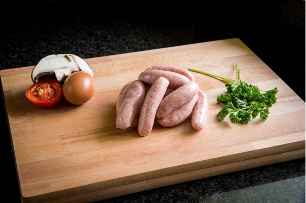 Sage and red onion cocktail sausages from primrose Herd butchery and online shop
